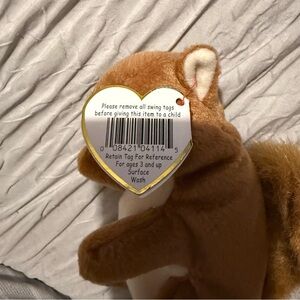Ty Beanie Babies Nuts the Squirrel